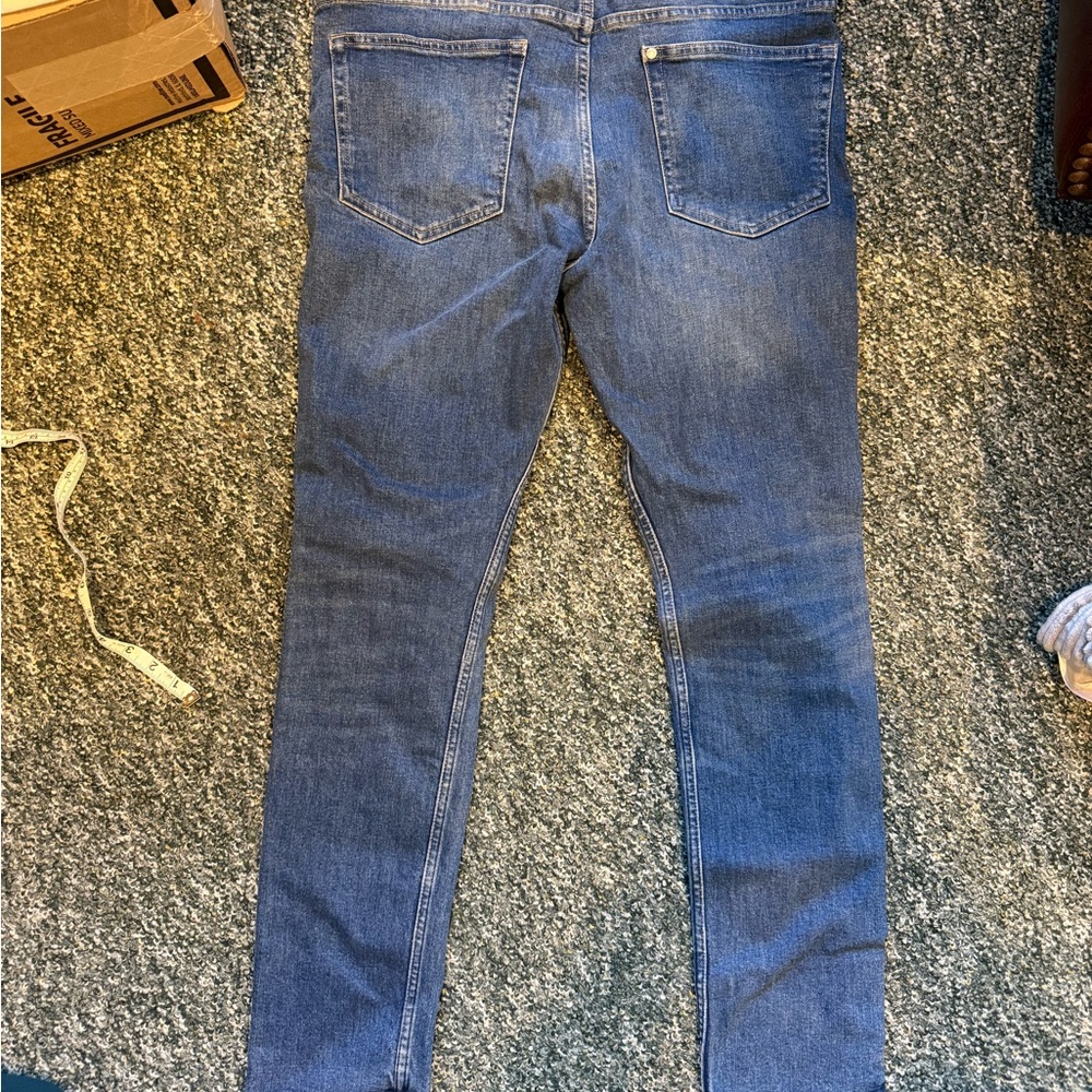 NEW! Men's H&M Jeans, slim stretch 36 x 32 - Picture 4 of 4